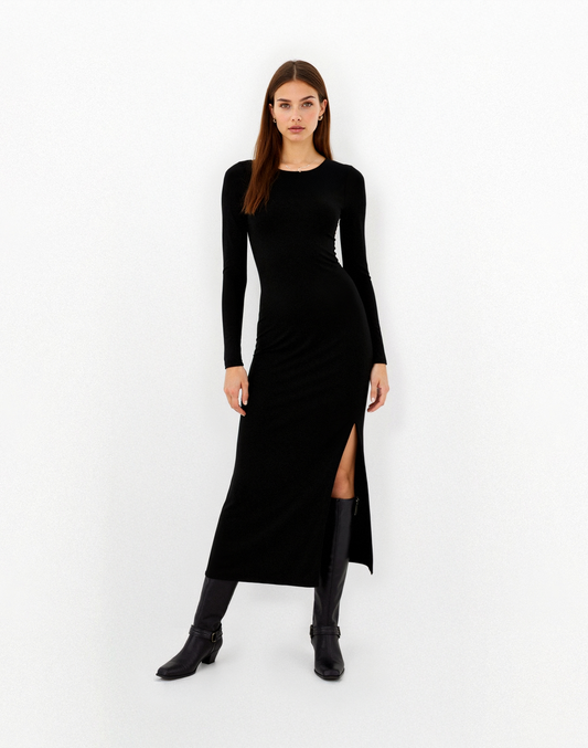 Long sleeve midi dress