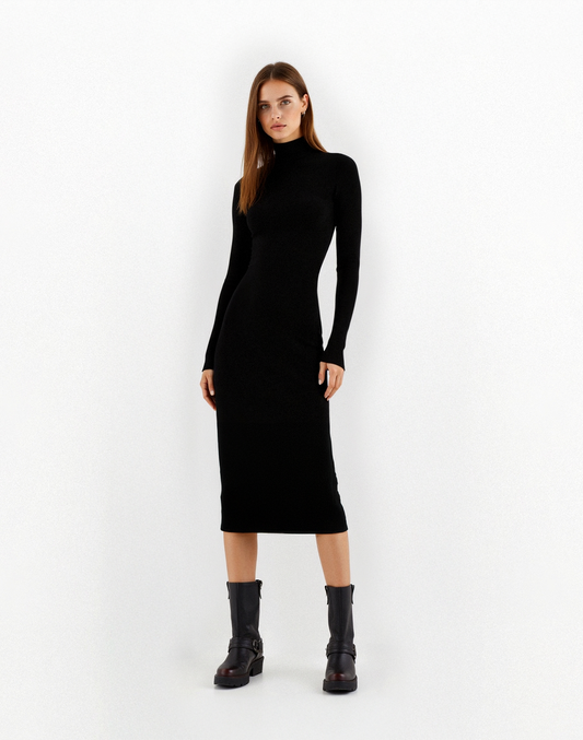 Long sleeve midi dress